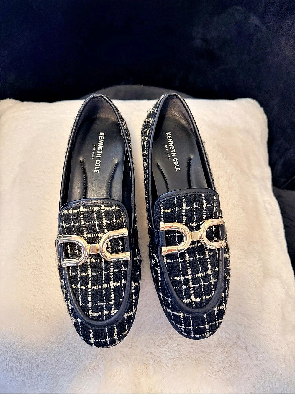 Kenneth Cole Larisa Loafer Black & Gold